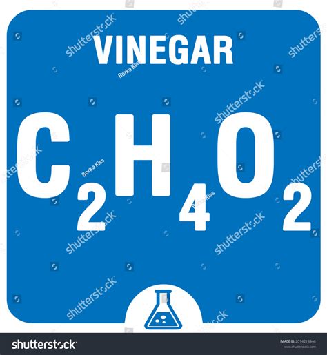 chemical symbol for vinegar.